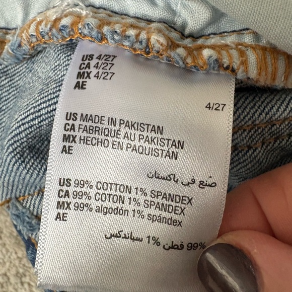 On 34th Straight High Rise Leg Jean - Picture 7 of 10